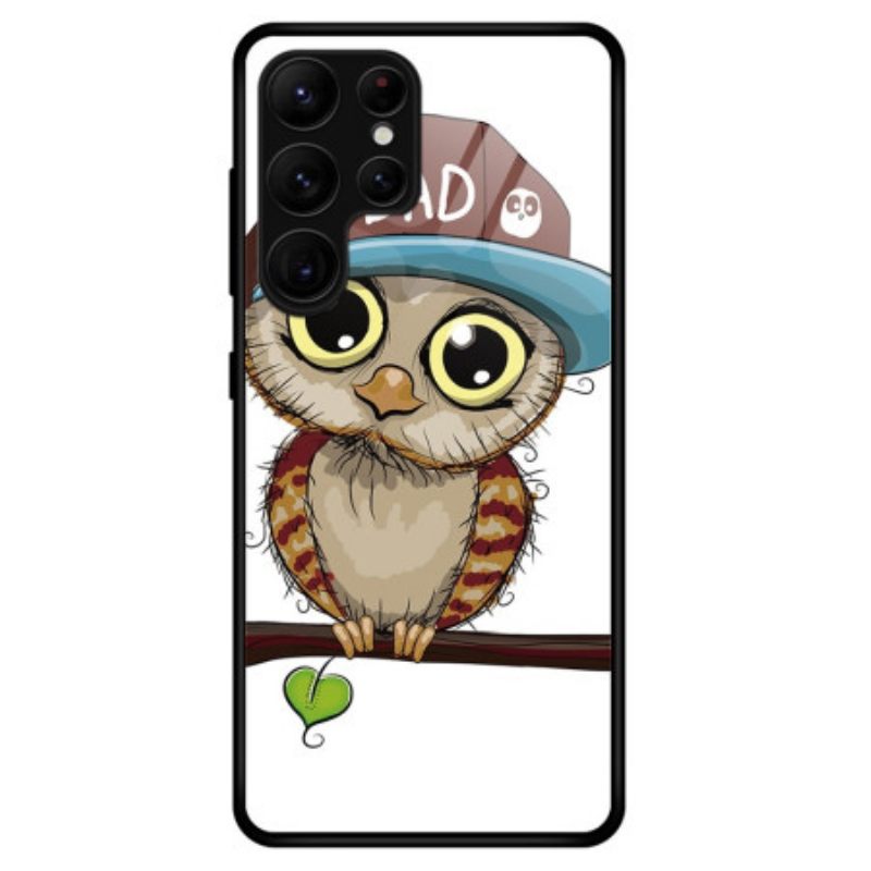 Θήκη Samsung Galaxy S23 Ultra 5G Bad Owl Tempered Glass