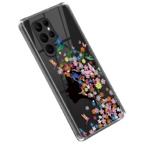 Θήκη Samsung Galaxy S23 Ultra 5G Κεφάλι Λουλουδιών