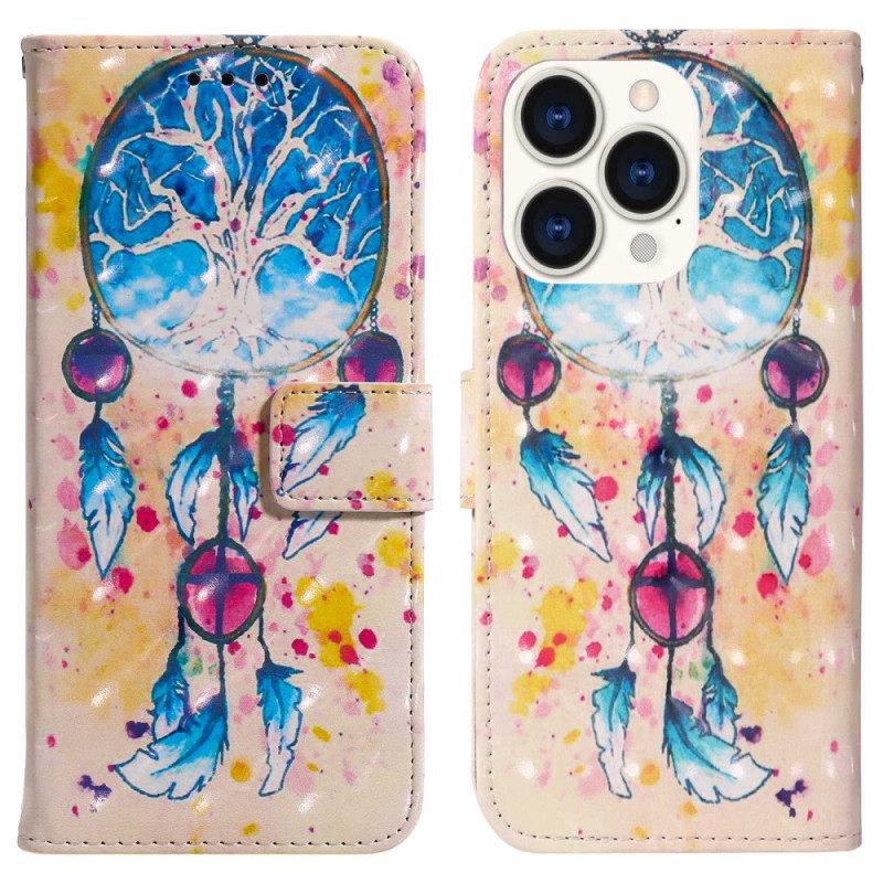 Κάλυμμα iPhone 14 Pro Max Ακουαρέλα Dream Catcher