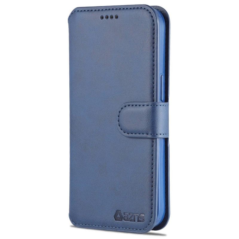 Κάλυμμα iPhone 14 Pro Max Azns Faux Leather