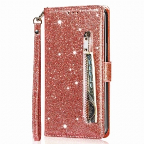 Κάλυμμα iPhone 14 Pro Max πορτοφολι Glitter Wallet