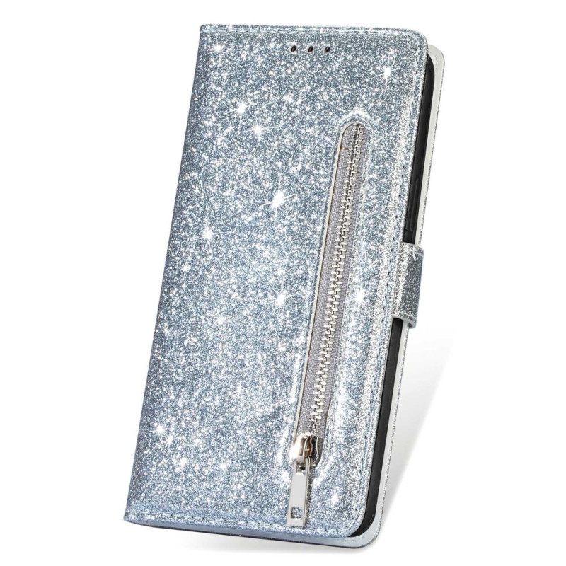 Κάλυμμα iPhone 14 Pro Max πορτοφολι Glitter Wallet