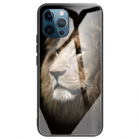Θήκη iPhone 14 Pro Max Lion Tempered Glass