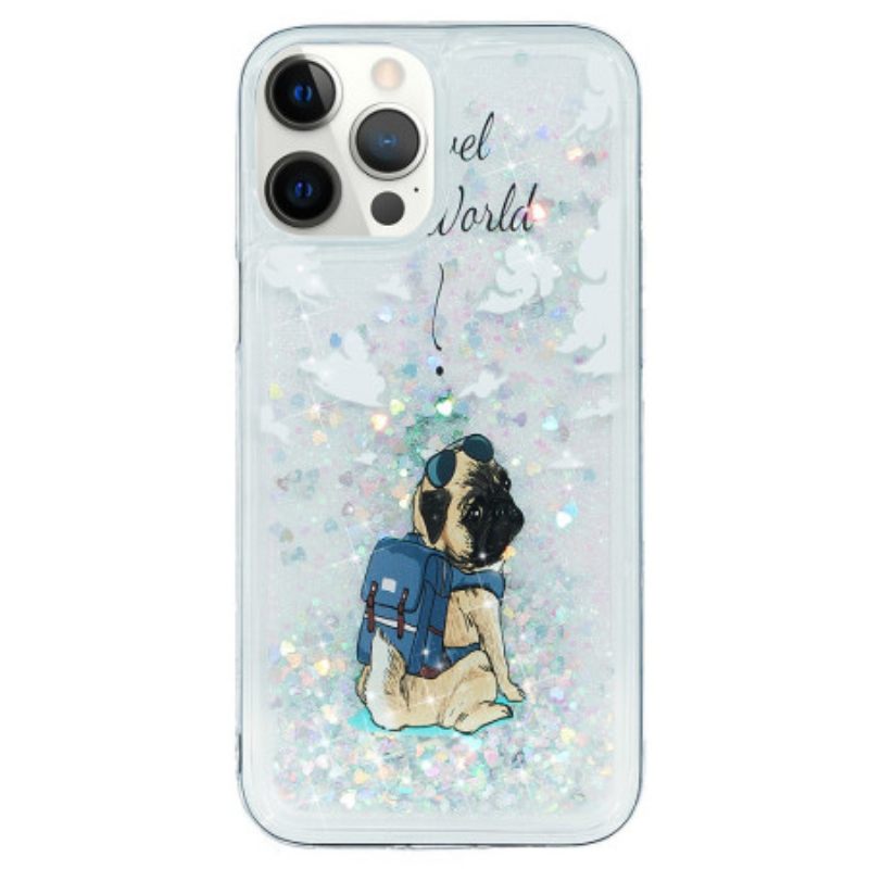 Θήκη iPhone 15 Pro Glitter Dog