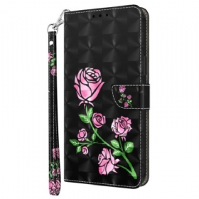 Δερματινη Θηκη Google Pixel 9 Pro Floral Print Strappy