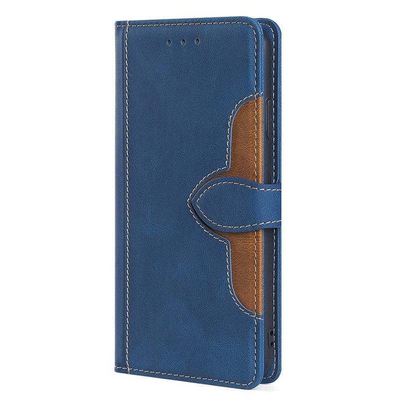 δερματινη θηκη Xiaomi Redmi 10C Faux Leather Bicolor Stylish