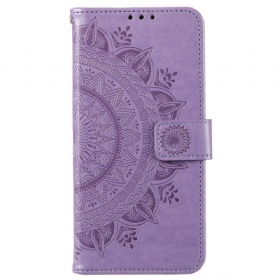 Κάλυμμα Xiaomi Redmi 10C Mandala Sun Με Κορδόνι