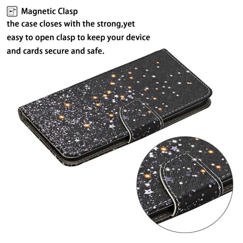 Κάλυμμα Xiaomi Redmi 10C με κορδονι Εφέ Strappy Glitter