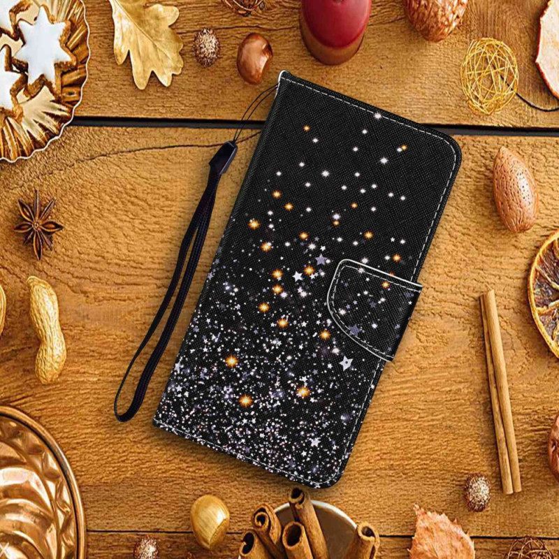 Κάλυμμα Xiaomi Redmi 10C με κορδονι Εφέ Strappy Glitter