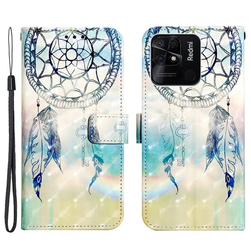 Κάλυμμα Xiaomi Redmi 10C με κορδονι Strap Dream Catcher