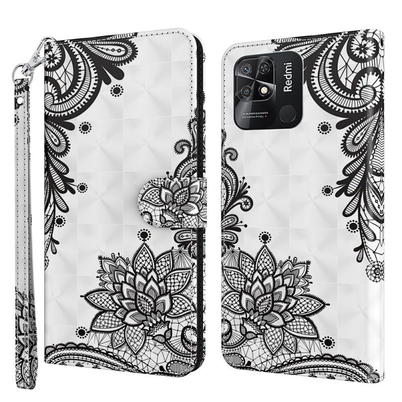 Κάλυμμα Xiaomi Redmi 10C με κορδονι Strappy Lace