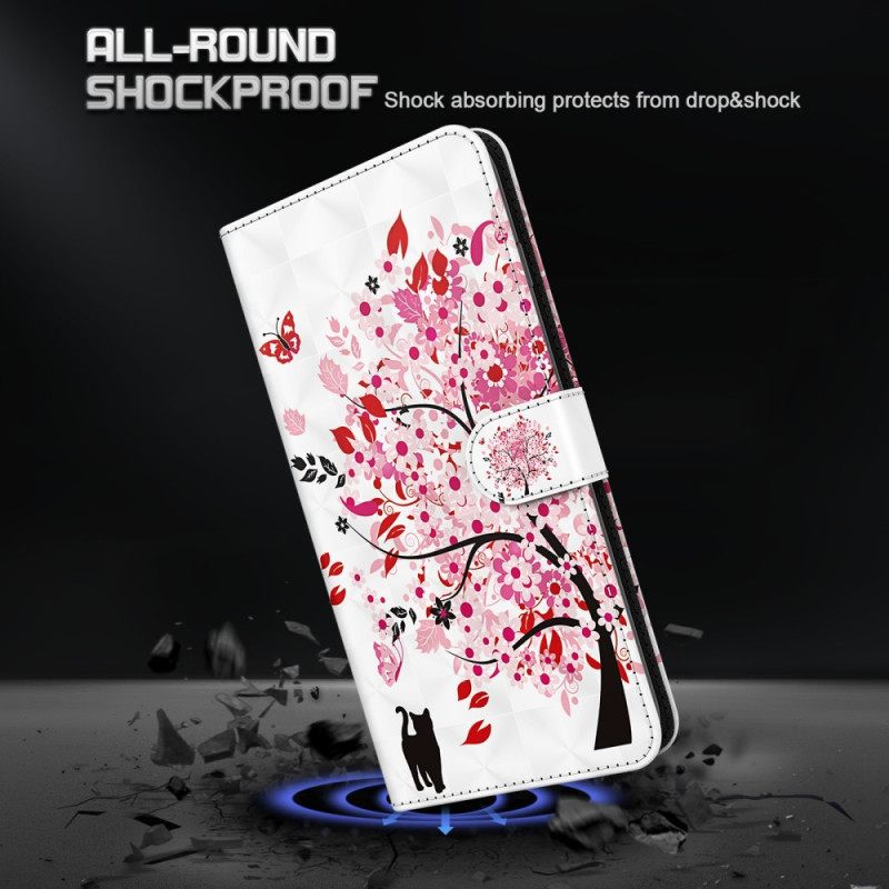 Κάλυμμα Xiaomi Redmi 10C με κορδονι Strappy Rose Tree