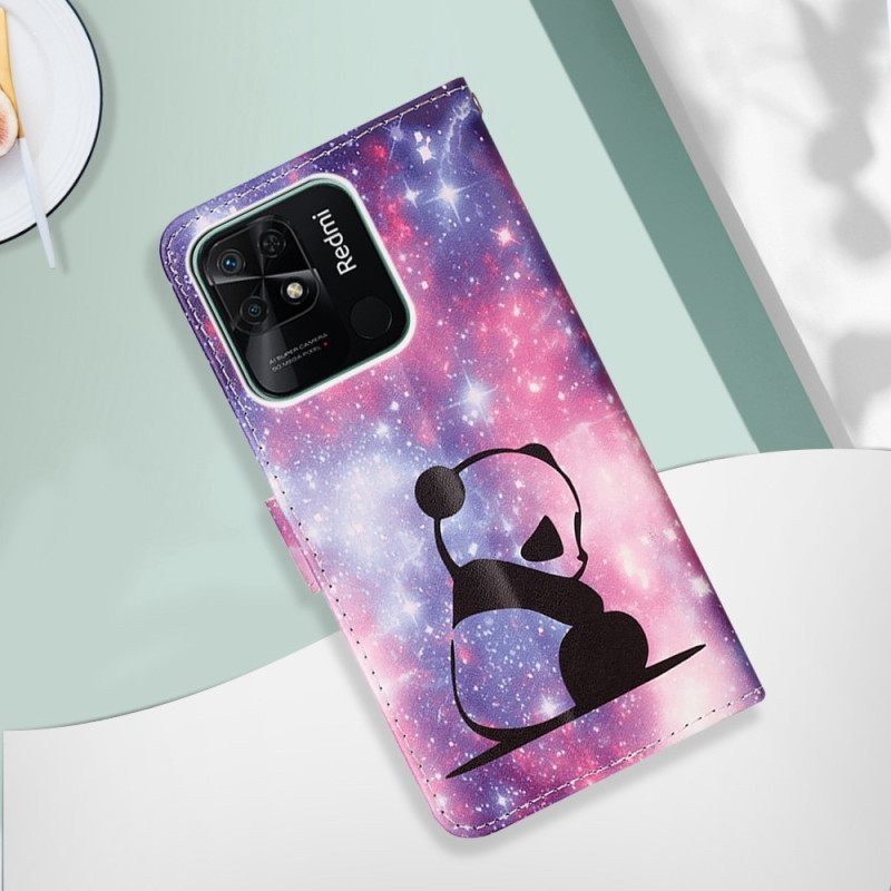 Κάλυμμα Xiaomi Redmi 10C με κορδονι Strappy Space Panda