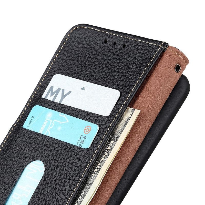 Θήκη Flip Xiaomi Redmi 10C Khazneh Lychee Leather