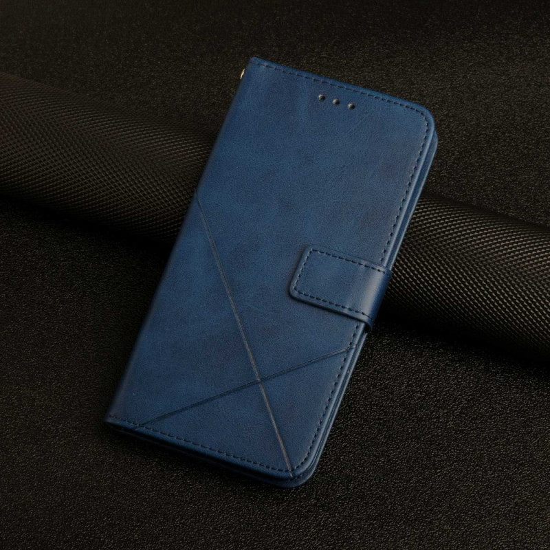 Θήκη Flip Xiaomi Redmi 10C X Design Geo Leather Style