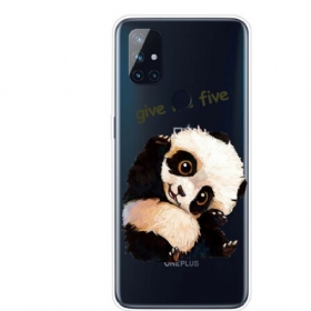 Θήκη OnePlus Nord N10 Χωρίς Ραφή Panda Give Me Five