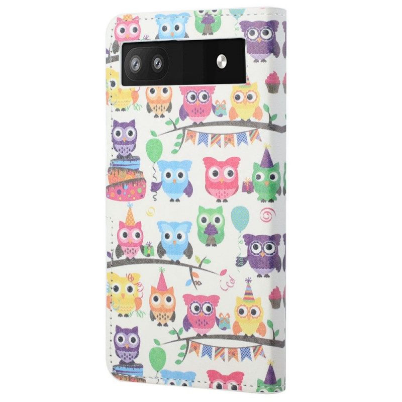 Κάλυμμα Google Pixel 6A Band Of Owls