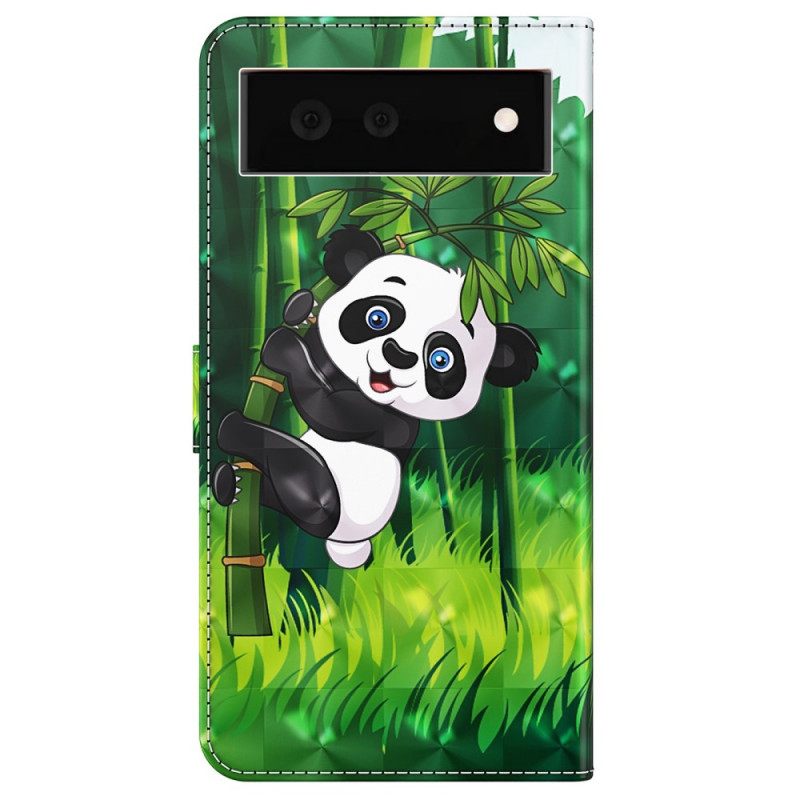 Κάλυμμα Google Pixel 6A με κορδονι Strappy Panda