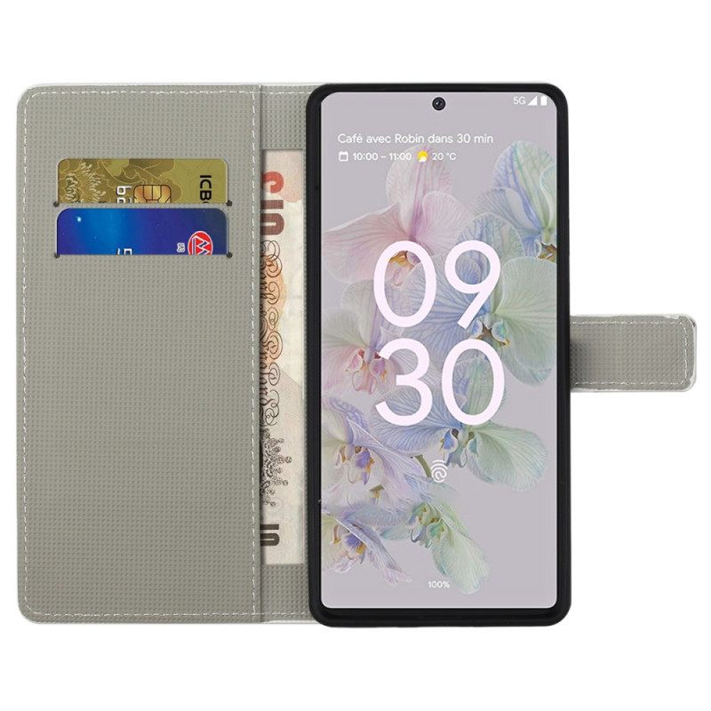 Θήκη Flip Google Pixel 6A Αγγλική Σημαία