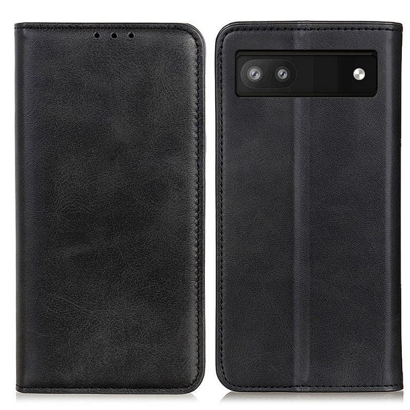 θηκη κινητου Google Pixel 6A Θήκη Flip Split Leather