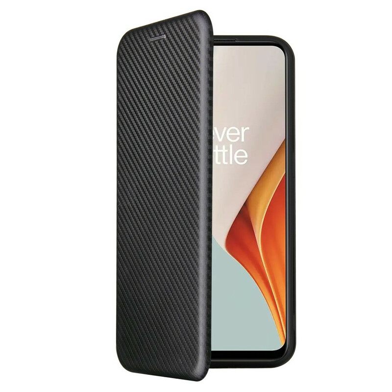 θηκη κινητου OnePlus Nord N100 Θήκη Flip Ινα Άνθρακα