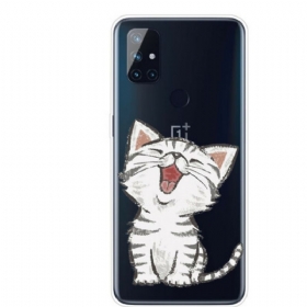 θηκη κινητου OnePlus Nord N100 Χαριτωμένη Γάτα