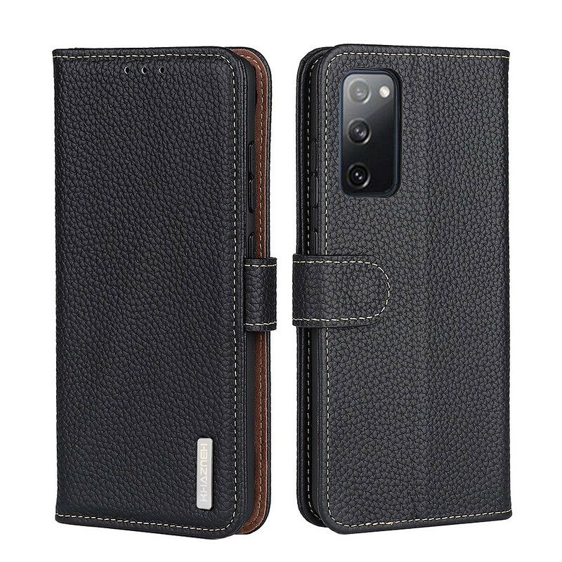 Κάλυμμα Samsung Galaxy S20 FE Khazneh Lychee Leather