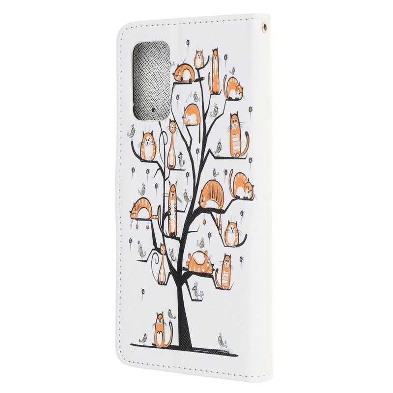 Κάλυμμα Samsung Galaxy S20 FE με κορδονι Funky Cats Με Λουράκι