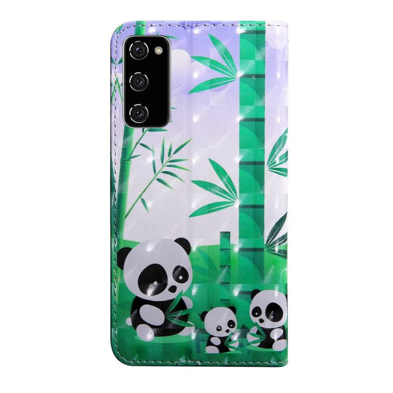 Κάλυμμα Samsung Galaxy S20 FE Οικογένεια Panda