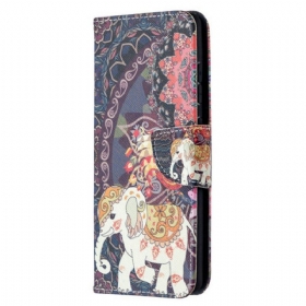 Θήκη Flip Samsung Galaxy S20 FE Ethnic Elephants Mandala