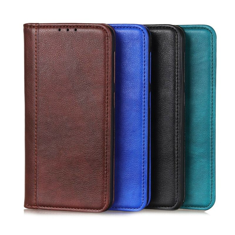 θηκη κινητου Samsung Galaxy S20 FE Θήκη Flip Κλασικό Split Leather Litchi