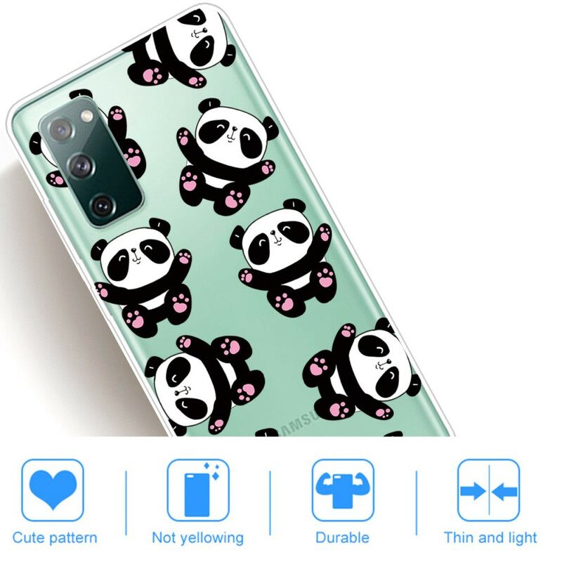 θηκη κινητου Samsung Galaxy S20 FE Top Pandas Fun