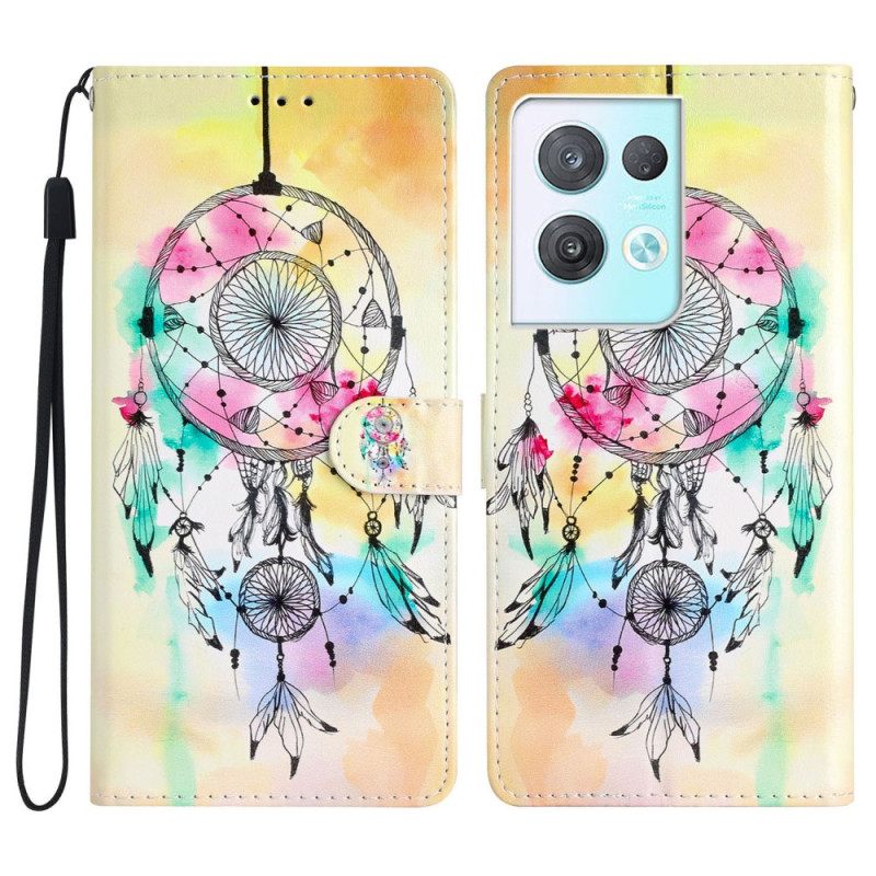 Κάλυμμα Oppo Reno 8 Pro με κορδονι Strap Dream Catcher