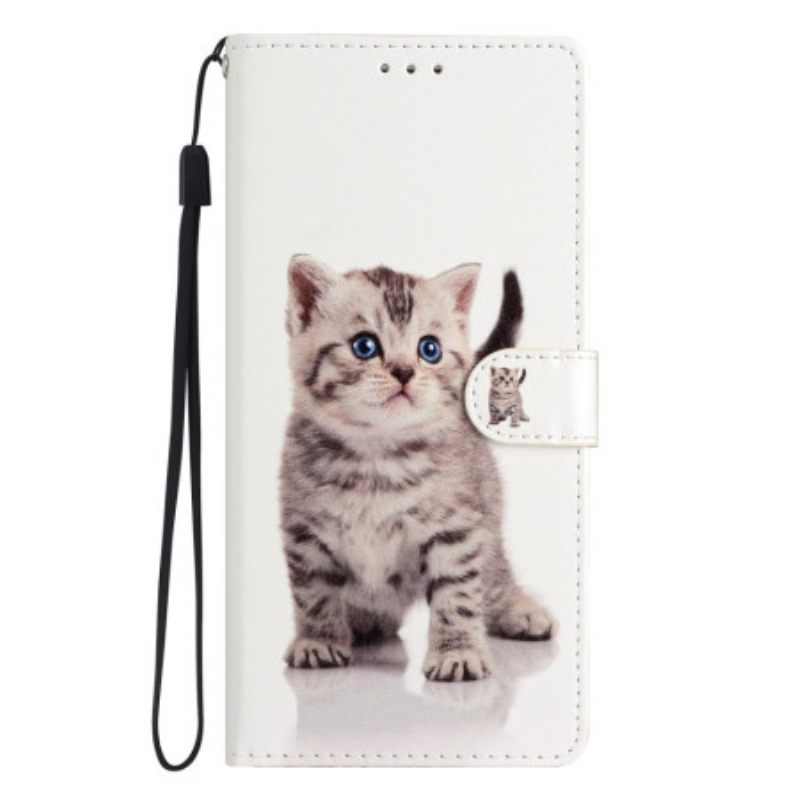 Κάλυμμα Oppo Reno 8 Pro με κορδονι Strappy Kitten