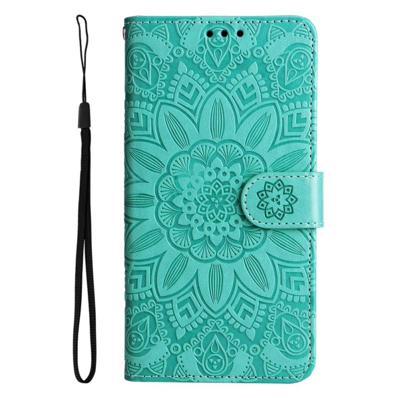 Κάλυμμα Oppo Reno 8 Pro με κορδονι Strappy Sunflower