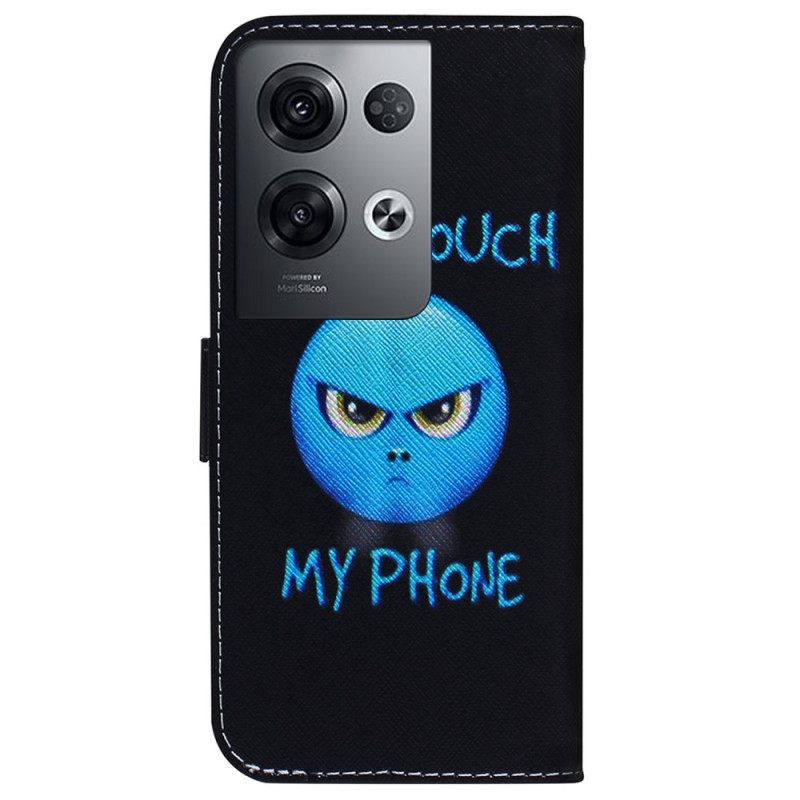 Κάλυμμα Oppo Reno 8 Pro με κορδονι Τηλέφωνο Emoji Με Κορδόνι