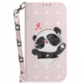 Κάλυμμα Oppo Reno 8 Pro Panda Love With Lanyard