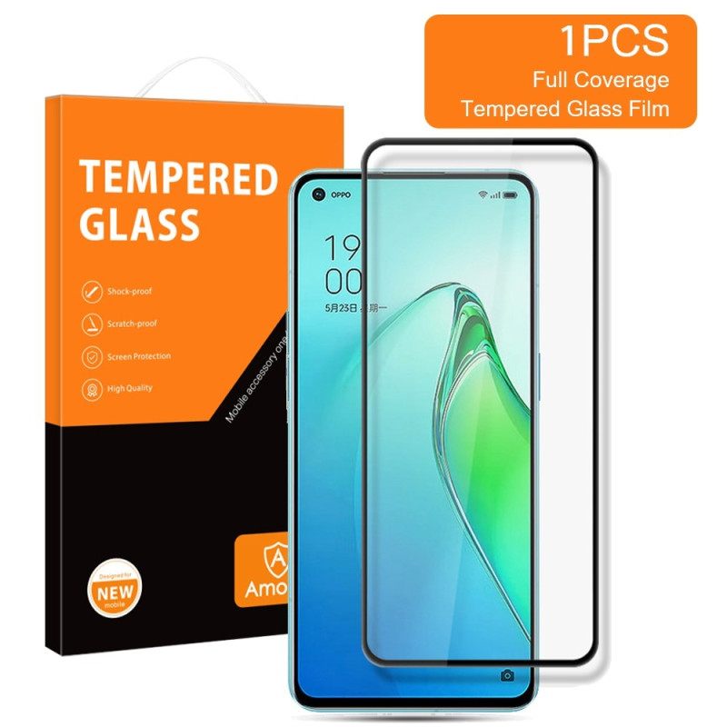 Προστατευτικό Οθόνης Oppo Reno 8 Pro Black Edges Tempered Glass