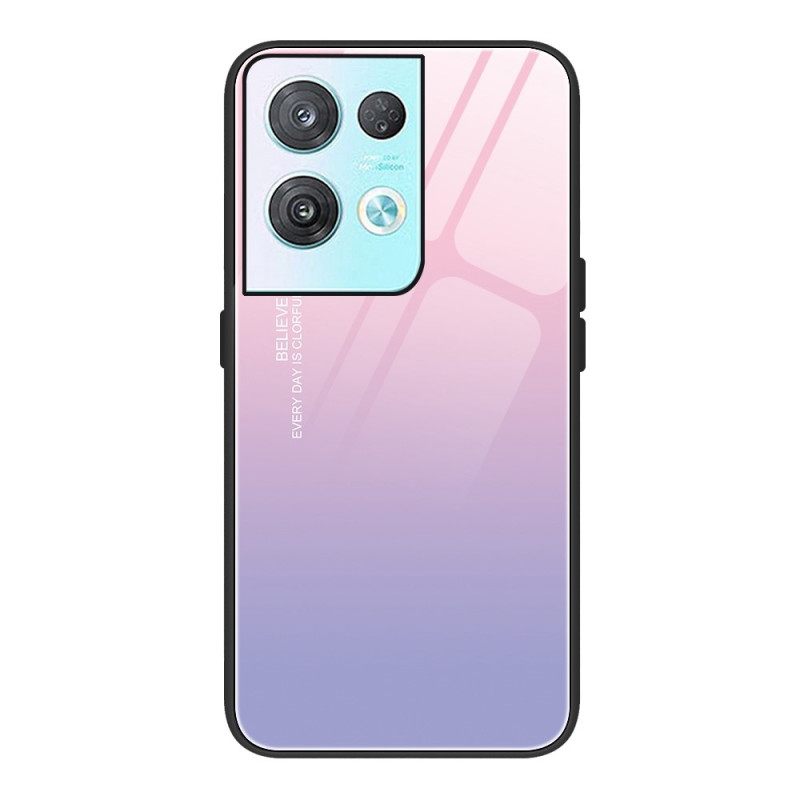 θηκη κινητου Oppo Reno 8 Pro Gradient Tempered Glass