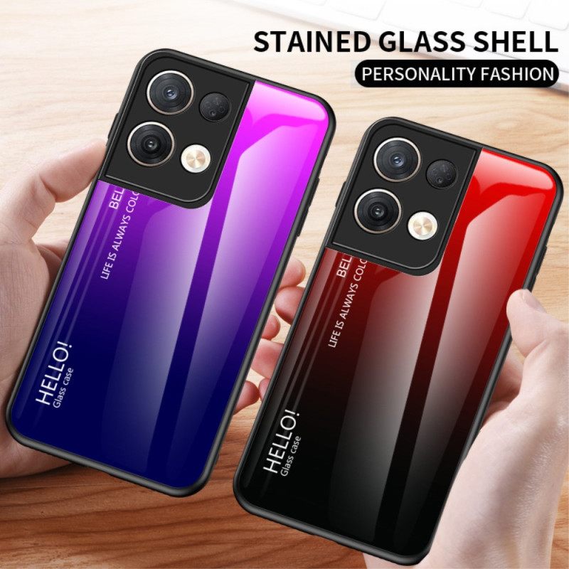 θηκη κινητου Oppo Reno 8 Pro Tempered Glass Γεια Σας