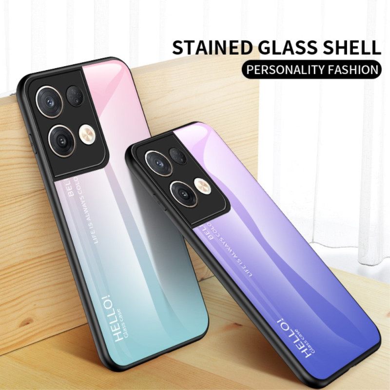 θηκη κινητου Oppo Reno 8 Pro Tempered Glass Γεια Σας