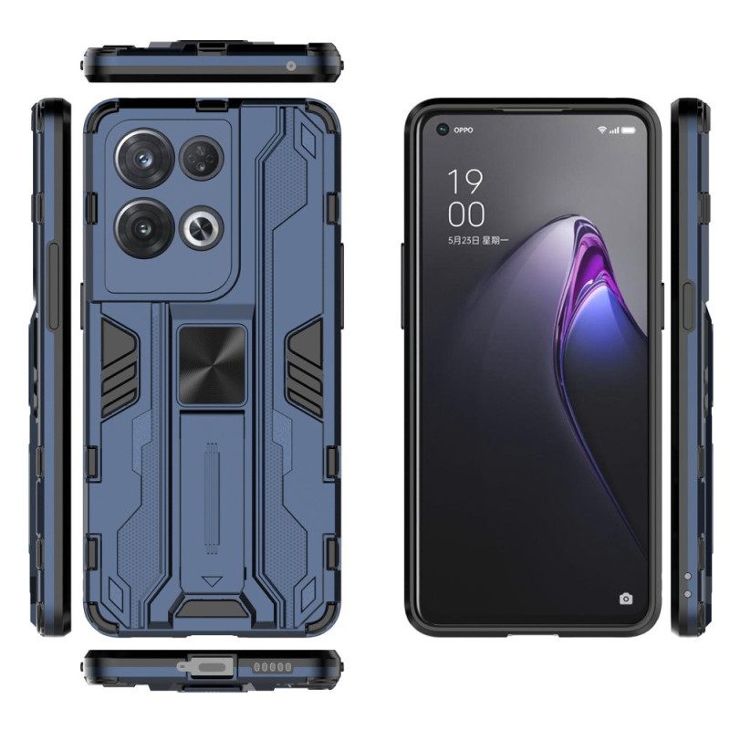 Θήκη Oppo Reno 8 Pro Κάθετη Και Οριζόντια Αφαιρούμενη Υποστήριξη