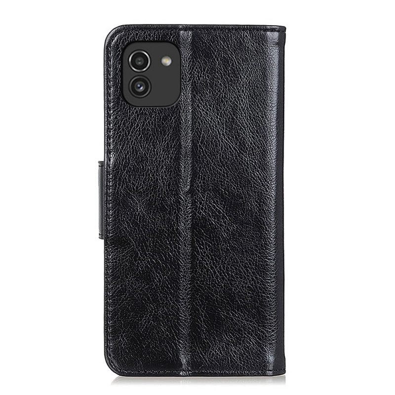 δερματινη θηκη Samsung Galaxy A03 Split Nappa Leather