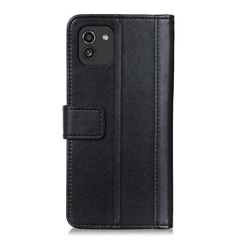 Κάλυμμα Samsung Galaxy A03 Style Leather Elegance