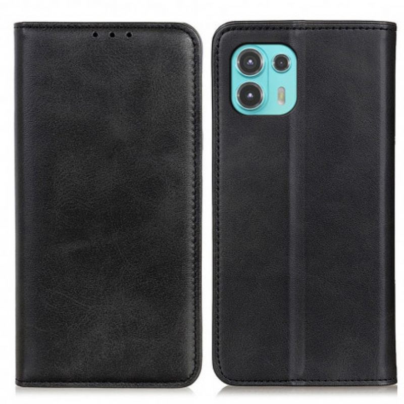 θηκη κινητου Motorola Edge 20 Lite Θήκη Flip Σχέδιο Split Leather