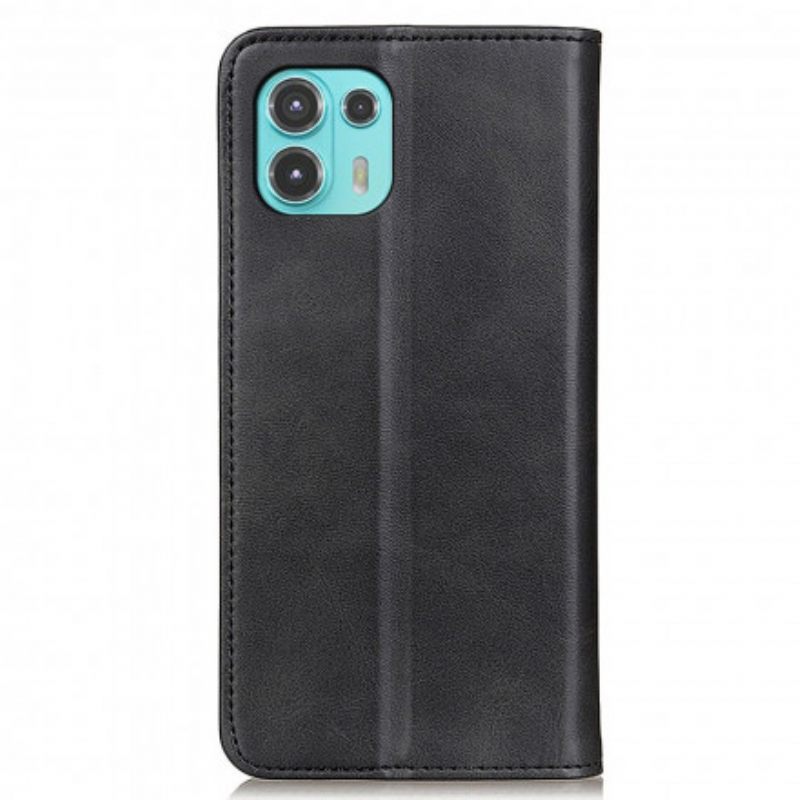 θηκη κινητου Motorola Edge 20 Lite Θήκη Flip Σχέδιο Split Leather