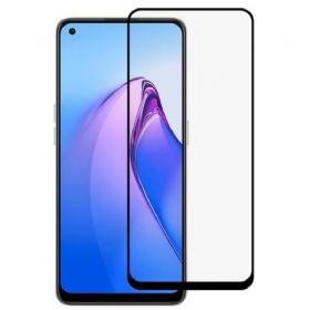 Oppo Reno 8 Tempered Glass Screen Protector Black Edges