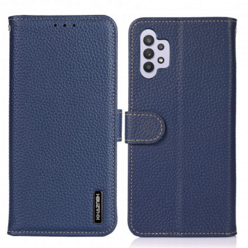 δερματινη θηκη Samsung Galaxy A32 Khazneh Lychee Leather