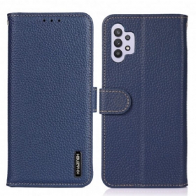 δερματινη θηκη Samsung Galaxy A32 Khazneh Lychee Leather