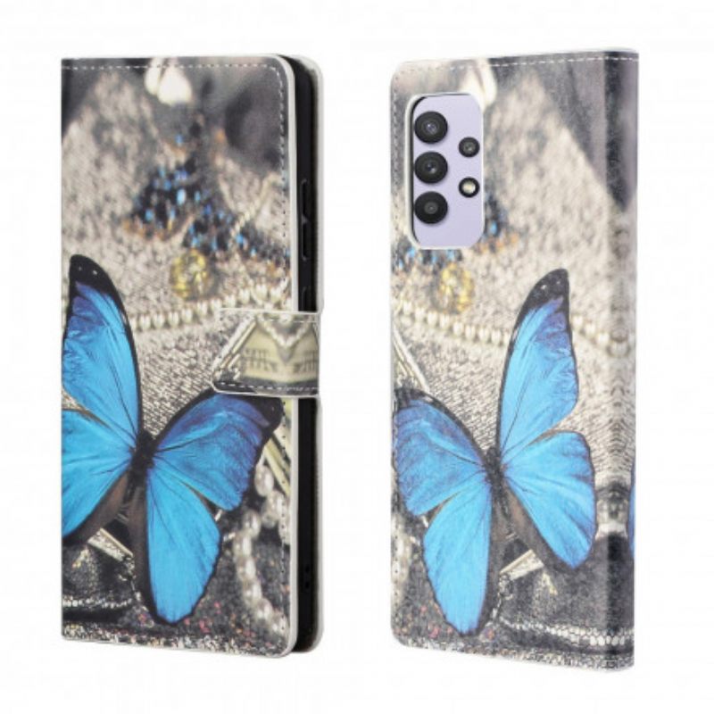 Κάλυμμα Samsung Galaxy A32 Butterfly Prestige Blue